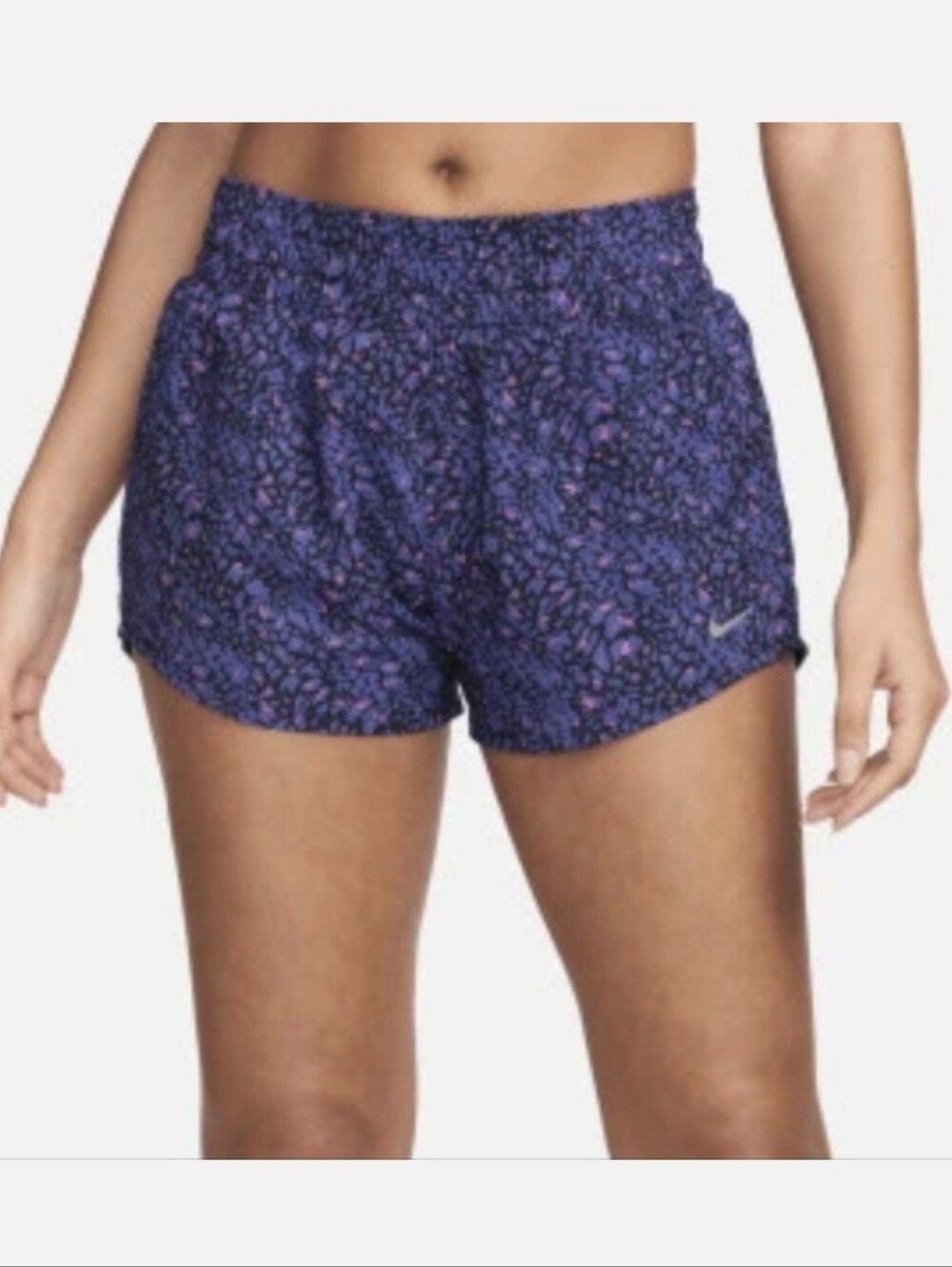 Nike NWT Dri-Fit Mid Rise 3" Brief Lined Running Shorts